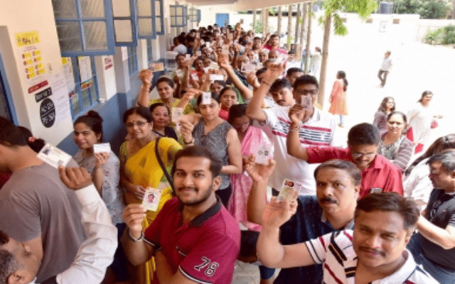 72.67 per cent voter turnout recorded in Karnataka Assembly elections