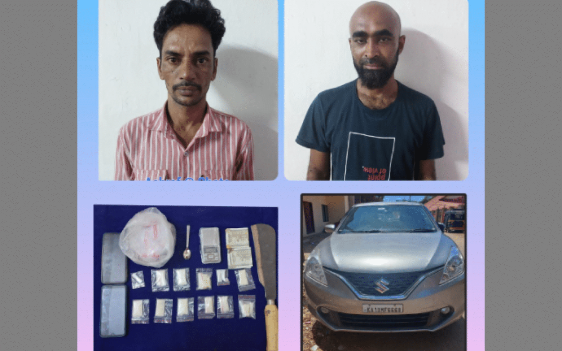 Two arrested for selling drugs, property worth Rs 13 lakh seized