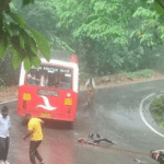Scooty-bus fatal accident: Rider dies on the spot, another seriously injured