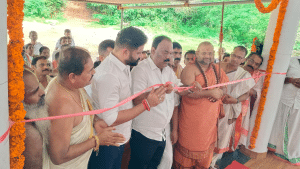 Inauguration of Sri Nagadharmendra Saraswathi Sanskrit Veda Sanjeevini Pathashala, Vidyarthi Bhavan at Padukutyar