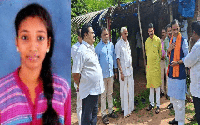 Puttur murder case: Union Minister Khuba visits victim's house