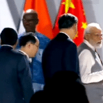 Pm Modi's brief conversation with Xi Jinping, video goes viral