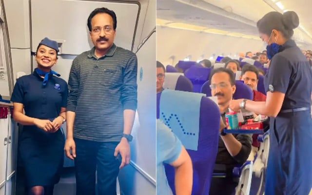 ISRO chairman gets surprise welcome on IndiGo flight: Watch video