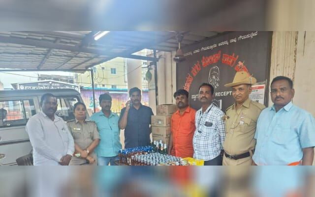 More than Rs 96,000 worth of liquor seized by Bidar's new city police