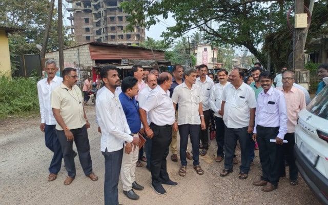 Development of Manipal-Alavoor main road; MLA Gurme Suresh Shetty visits