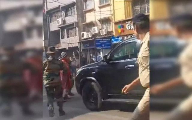 Woman jumps in front of PM Modi's convoy