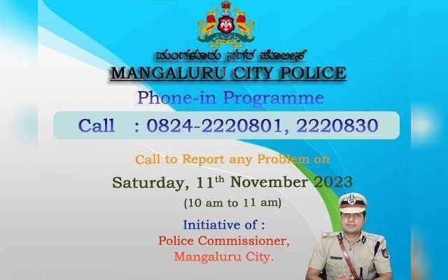 Police phone in to hear public grievances on November 11